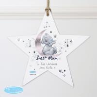 Personalised Moon & Stars Me to You Wooden Star Decoration Extra Image 2 Preview